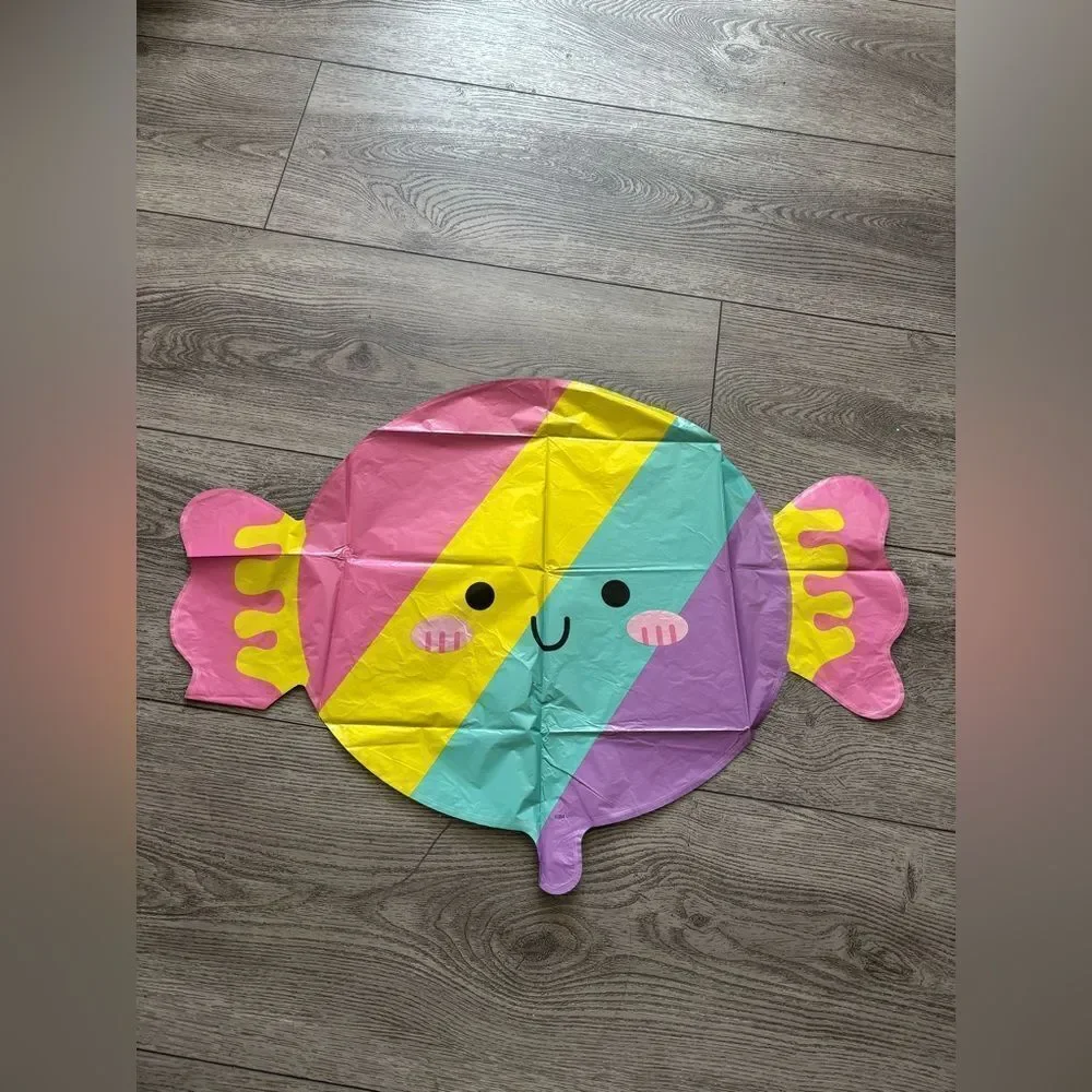 Colorful Cupcake Balloons with a number 3